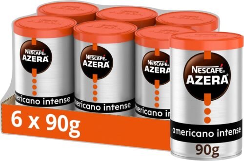 Nescafe Azera Americano Intense Instant Coffee 90g (Pack of 6)