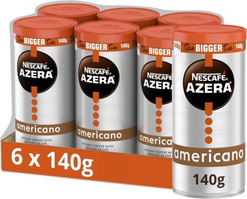 NESCAFÉ Azera Americano Instant Coffee 140g (Pack of 6)