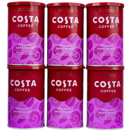 Costa Coffee Instant Intense Dark Roast 100g x 6