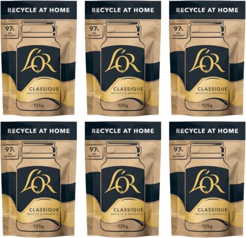L'OR Classique Instant Coffee Refill 125g x 6