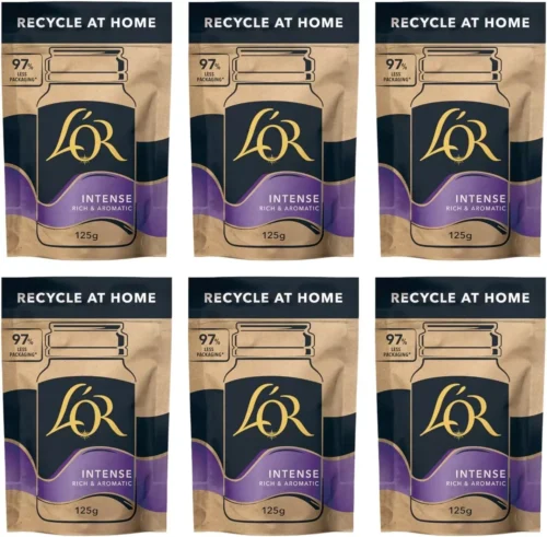 L’OR INTENSE Instant Coffee Refil 125g x 6